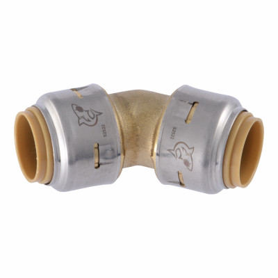 Push-To-Connect Pipe Elbow, 45-Degree, 1/2 In.