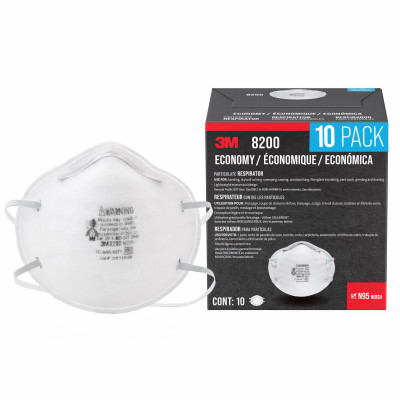 Sanding & Fiberglass Respirator, 10-Pk.