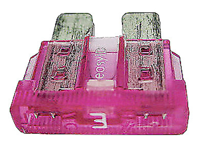 EasyID Illuminating Blade Fuse, 32 VDC, 3-Amp, 2-Pk.