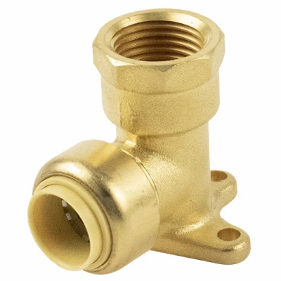 Push-On Drop Pipe Elbow, 90 Degrees, 1/2 In. Copper x Female