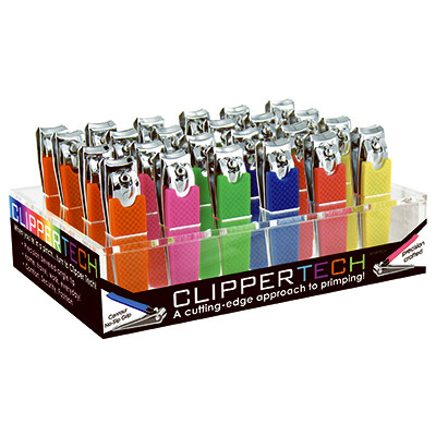 Nail Clippers, Assorted Colors (24 pieces)