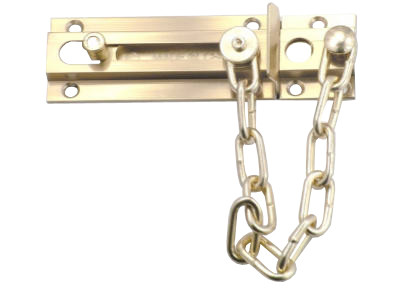 Brass Guard/Chain/Bolt