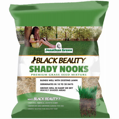 Black Beauty Shady Nooks Grass Seed Mixture, 7 Lbs., Covers 5,250 Sq. Ft.