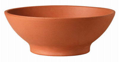 Low Bowl Planter, Clay, 12 In. (4 pieces)
