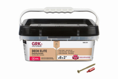 GRK DECK ELITE #8 x 2" 1080-Ct.