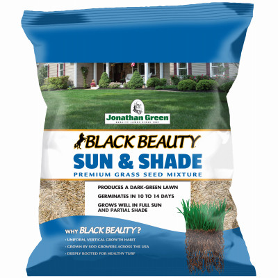 Black Beauty Sun & Shade Grass Seed Mixture, 3 Lbs.