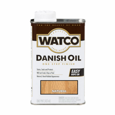 Danish Oil Wood Finish, Natural, 1-Pt.