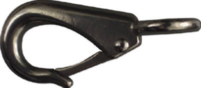 Boat Snap, Round Fixed Eye, Stainless Steel, 3/4 x 3-5/8 In.