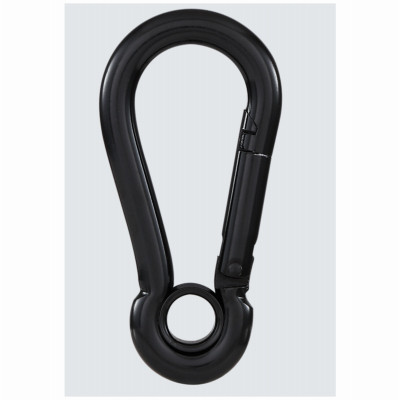 Interlocking Spring Snap, Black Steel, 5/16 In.