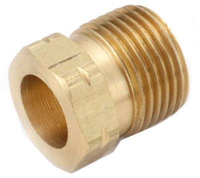 Pipe Fittings, Standard Pol Nut, 7/8 Hex x 1 In. Propane LH Thread (5 pieces)