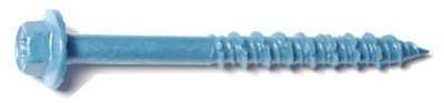 Masonry Screw, 5/16 x 3-1/4 In. Star Hex Head, 50-Pk.