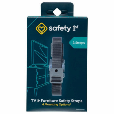 TV & Furniture Straps, 4 Mounting Options, 2-Pk.