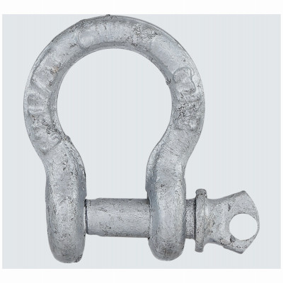 Anchor Shackle, Galvanized Steel, 3/16 In.