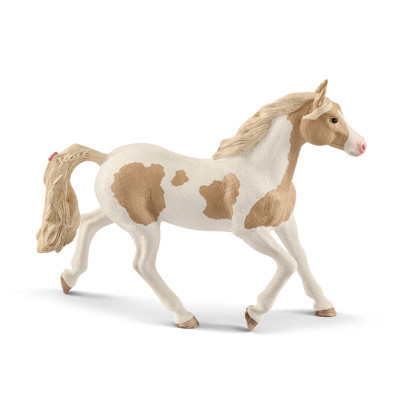 Paint Horse Mare, Tan & White Toy Animal Figure, Ages 3 & Up (5 pieces)
