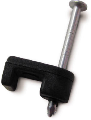 3/16-In. Low-Volt Staples, Black, 25-Pk.