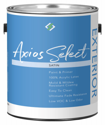 Exterior Acrylic House Paint & Primer, Neutral Base, Satin, Gallon