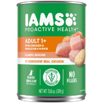 Dog Food, Savory Chicken & Rice, 13.2 oz. Can