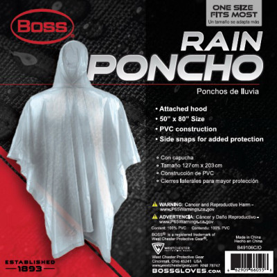 CLR Boss Rain Poncho