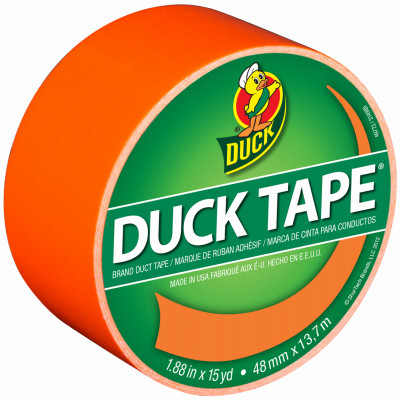Duct Tape, X-Factor Blaze Orange, 1.88-Inch x 15 Yds.