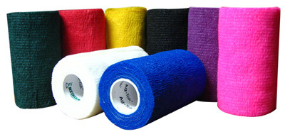 Vet Wrap Bandage, Neon Pink, 4-In. x 5-Yds.