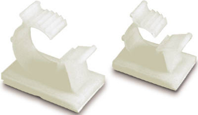 Releasable Cord Clamp, Adhesive Mount, 3/4 In., 2-Pk.
