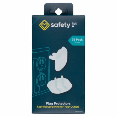 Outlet Plug Protectors, White, 36-Pk.