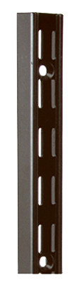 Shelf Standard, Dual Track, Black Steel, 39-In. (10 pieces)