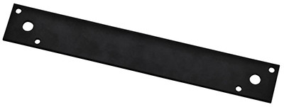 Strap Brace Mending Plate, Black Steel, 10 In.
