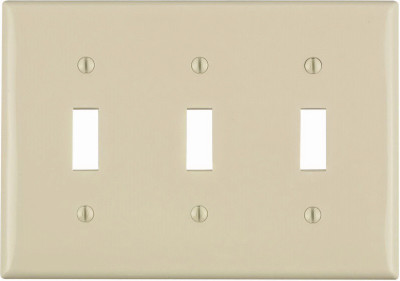 LT ALM 3TGL WALLPLATE