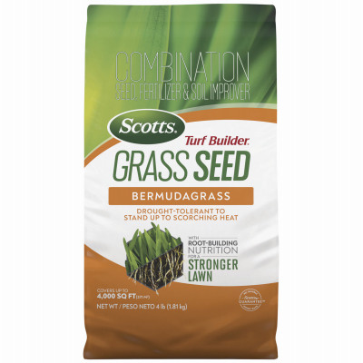 Turf Builder Grass Seed Bermudagrass, 4 Lbs., Covers 1330 Sq. Ft.