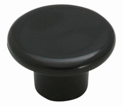 Everyday Heritage Cabinet Knob, Black, 1-1/4 In.