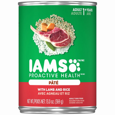 Dog Food, Savory Lamb & Rice, 13.2 oz. Can