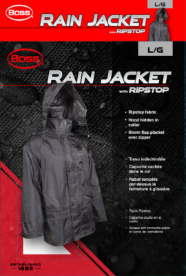 LG BLK Boss Raincoat