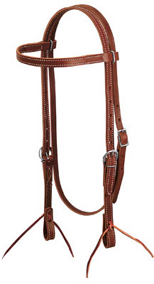 Horse Headstall, Brown Leather, 5/8 In.