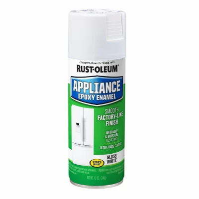Appliance Spray Enamel, Gloss, White, 12-oz.