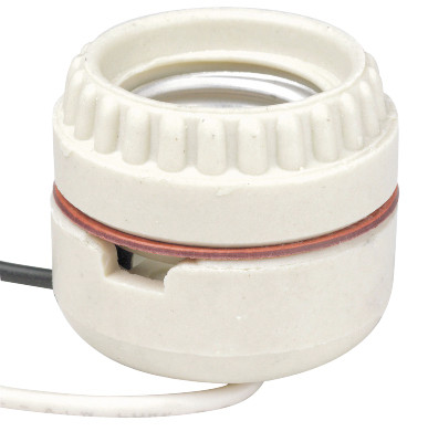 PORC SOCKET W/LEADS