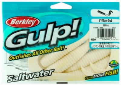 Berkley SW GULP GRUB 6IN PINK SHINE