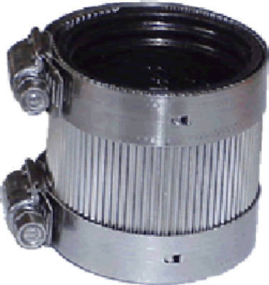 Pipe Fitting, No Hub Coupling for No Hub Systems, 2 x 1-1/2 In.