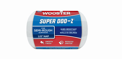 Super Doo-Z Roller Cover, Semi-Rough, 1/2 x 4-In.