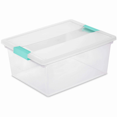 Deep File Clip Box, 14 x 11 x 6.25-In. (4 pieces)