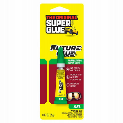 Super Glue Instant Future Glue Gel, 2 Gram Tube