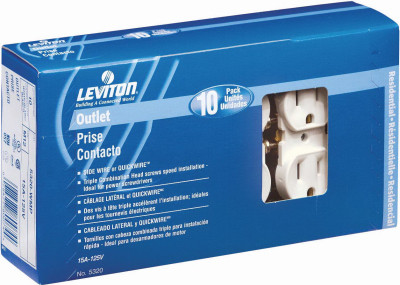 10PK IV DPLX RECEPTACLE
