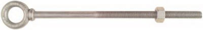 Forged Eye Bolt, Galvanized, 1/2 x 10 In.