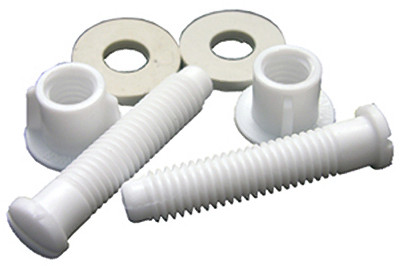 Toilet Seat Hinge Bolt, 7/16 x 1-3/4 In., 2-Pk.