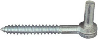 1/2 x 4 In. Zinc Screw Gate Hook