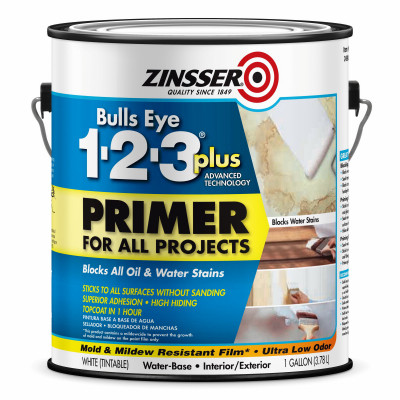 Bulls Eye 1-2-3 Plus Latex Primer, Gallon (2 pieces)