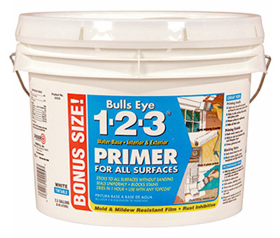 Bulls Eye 123  Primer, Seasler & Stain Killer, 2.5-Gallons
