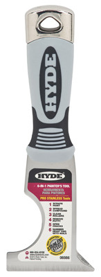 6-In-1 Painter's Tool, Stiff Steel Blade, 2-1/2-In.