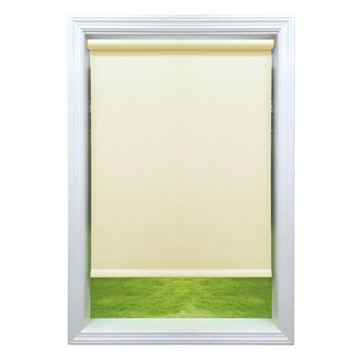 Galaxy Roller Window Shade, Light Filtering, White, 55 x 78 In.