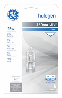 Linear Quartz Halogen Bulb, 25 Watt